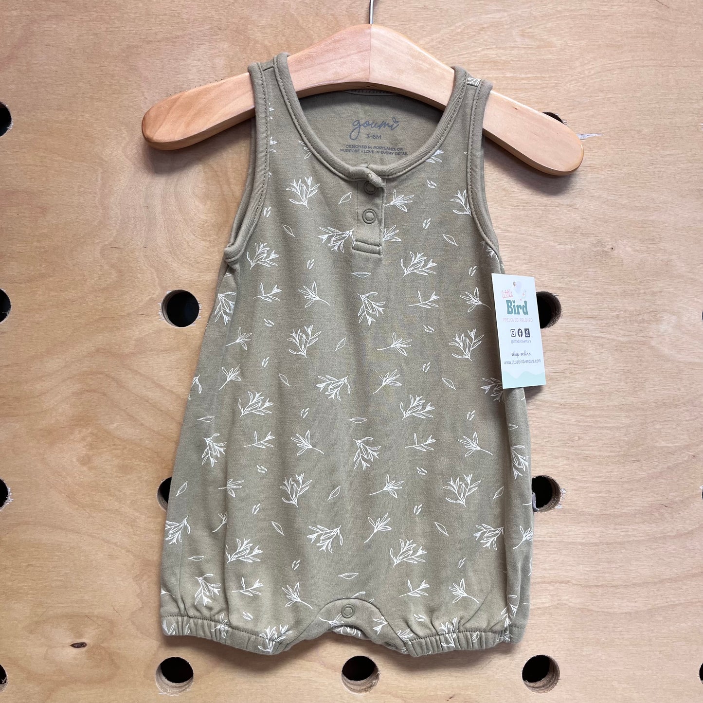Green Leafs Romper