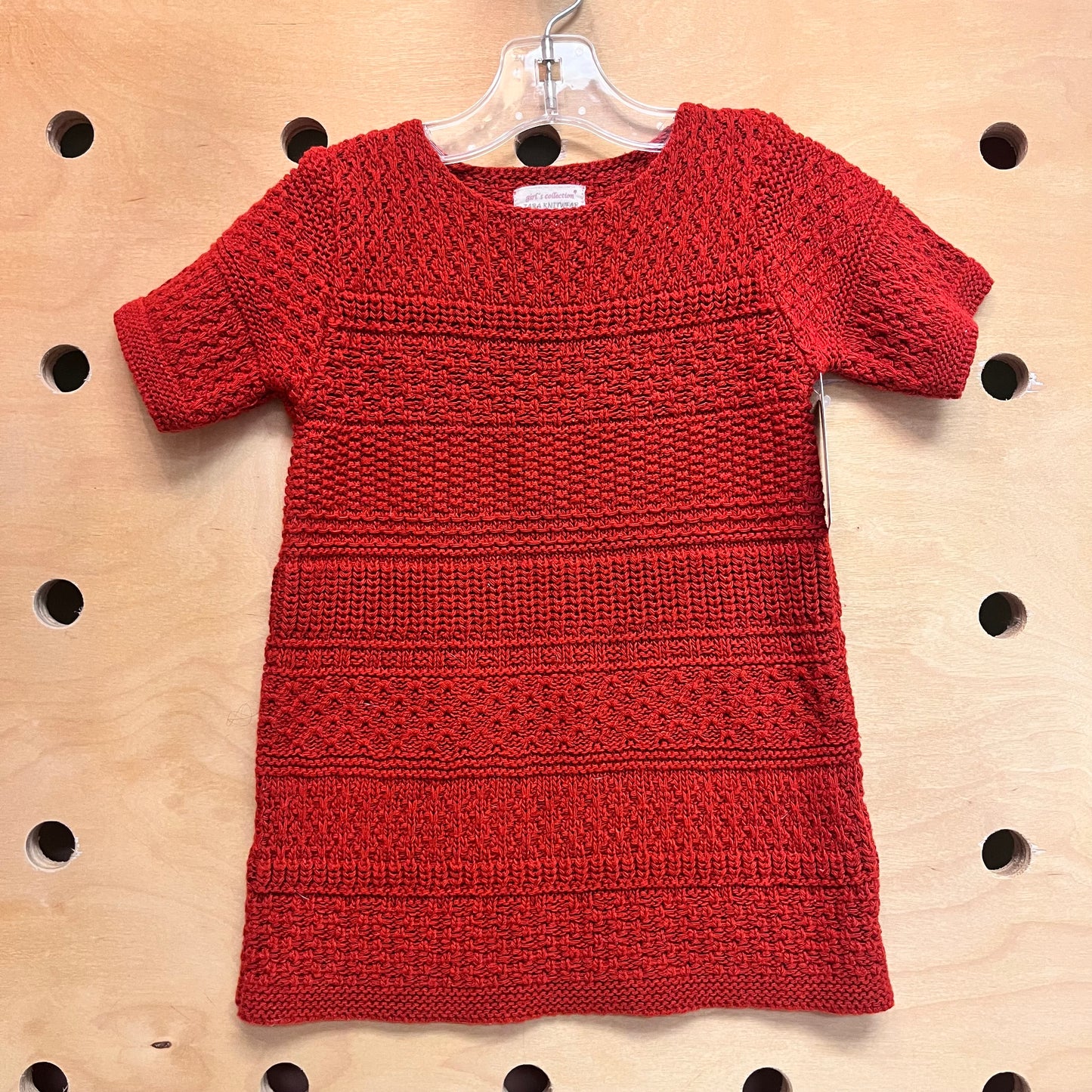 Burnt Orange Knit Dress