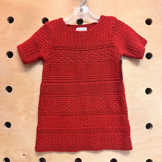 Burnt Orange Knit Dress