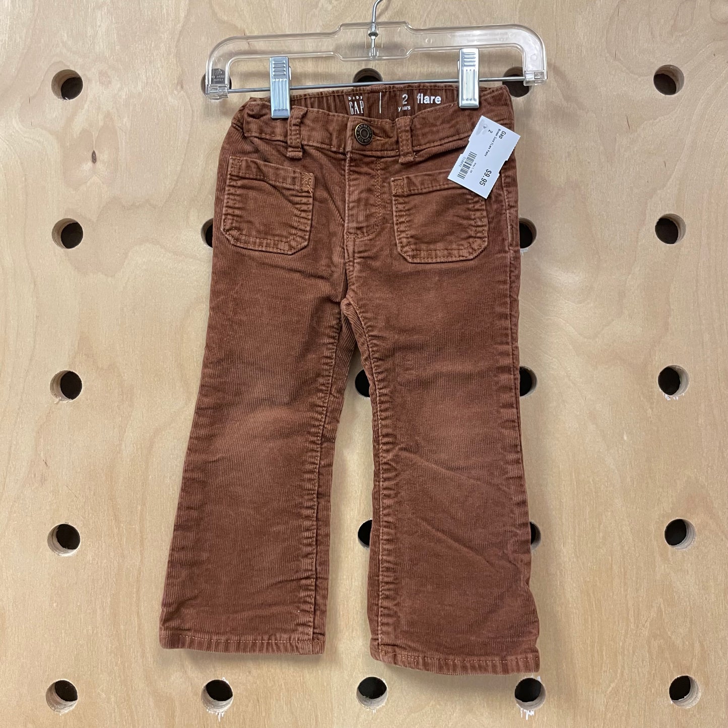 Brown Cord FLare Pants