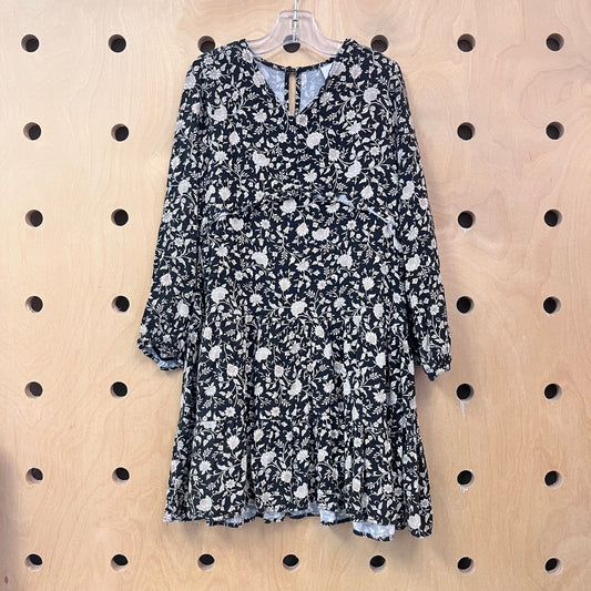 Black Floral Dress