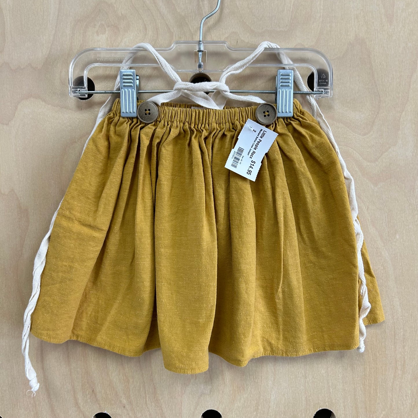 Mustard Button Linen Jumper
