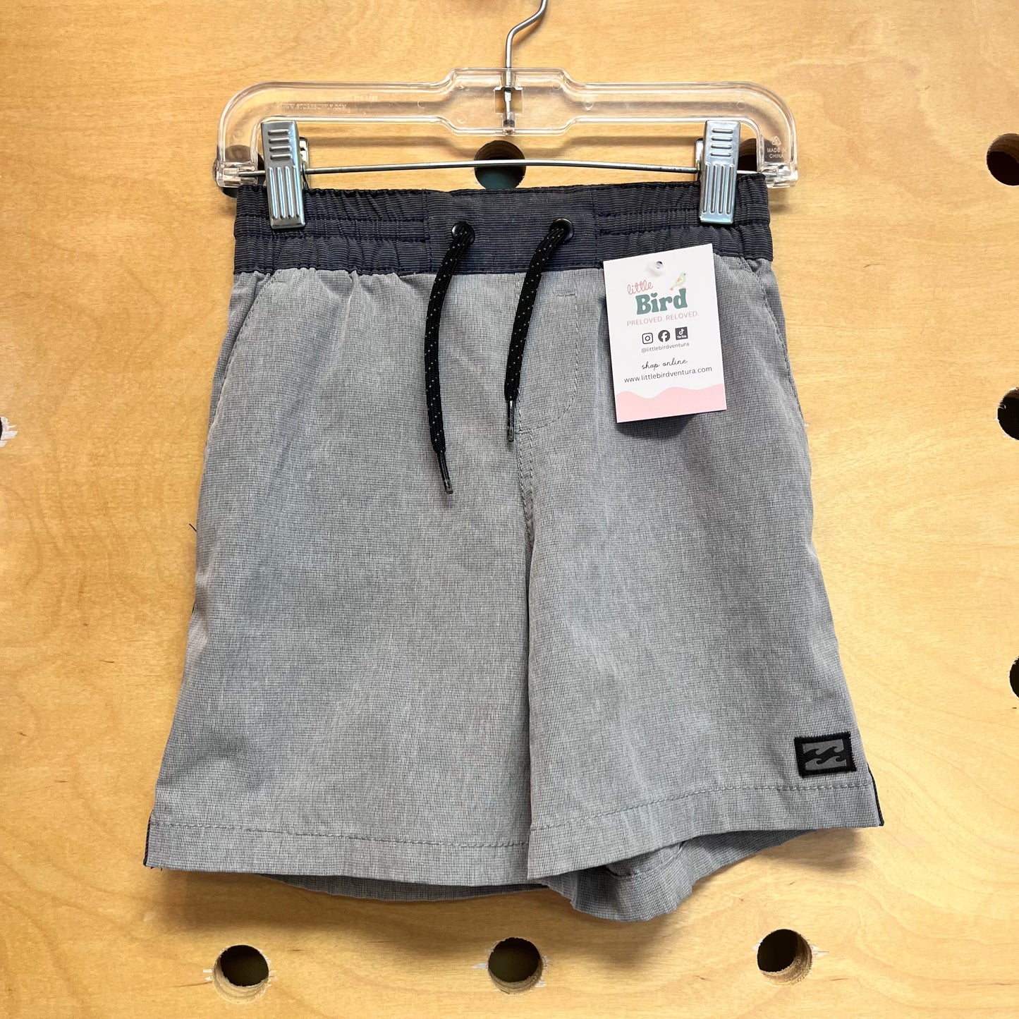 Grey Recyler Drawstring Shorts