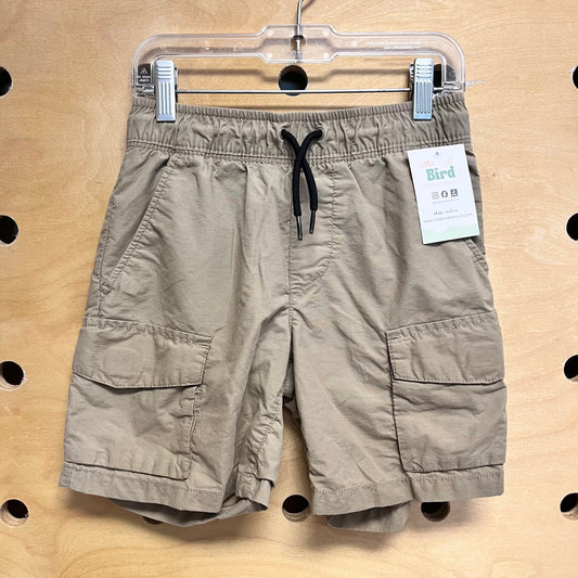 Light Brown Drawstring Shorts