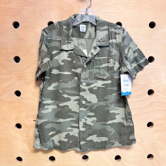 Green Camo Button Up NEW!!