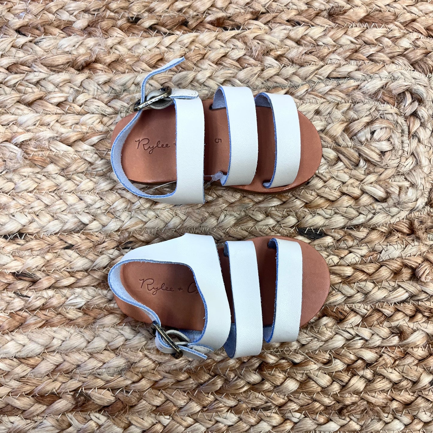 Eggshell Strappy Sandals