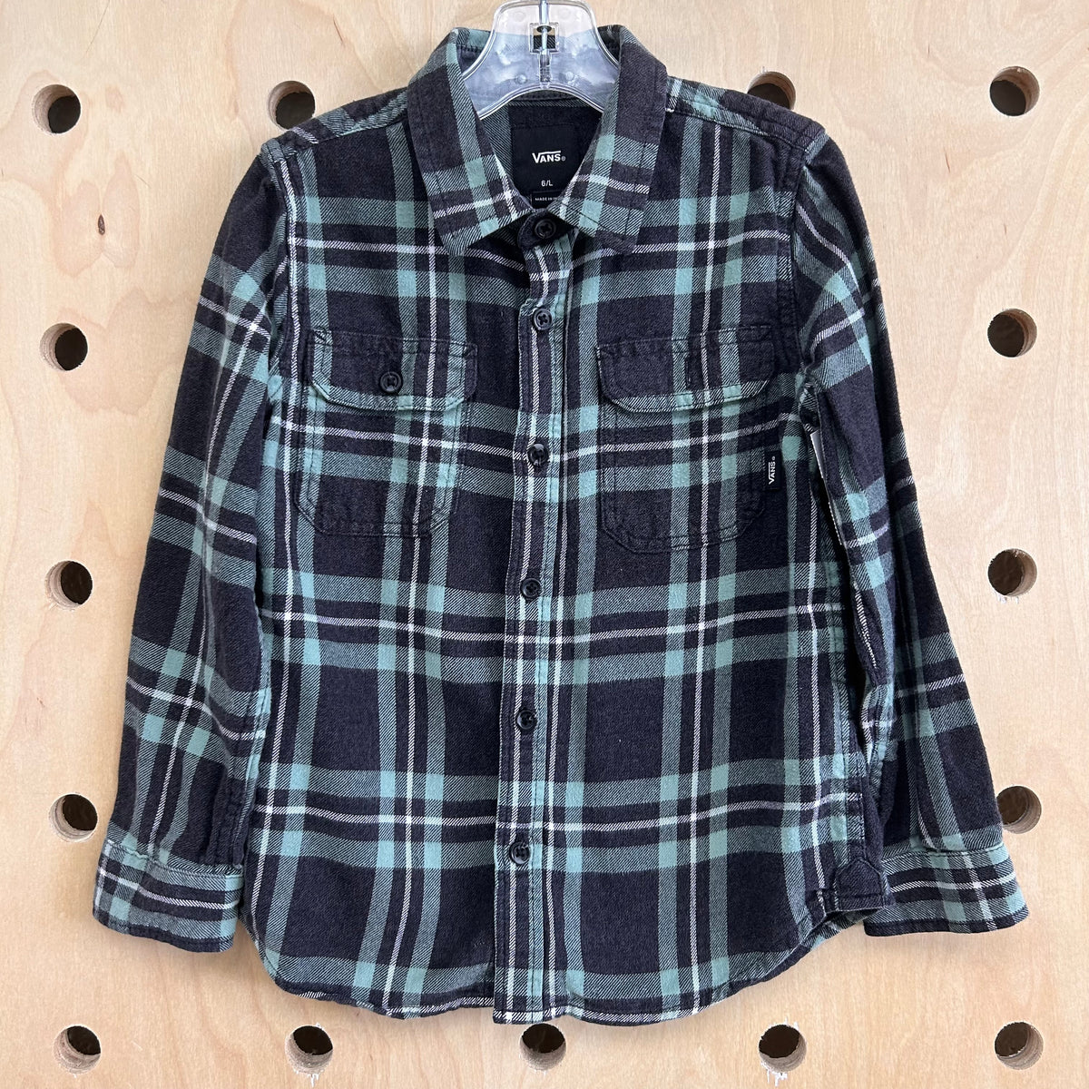 Green + Grey Flannel