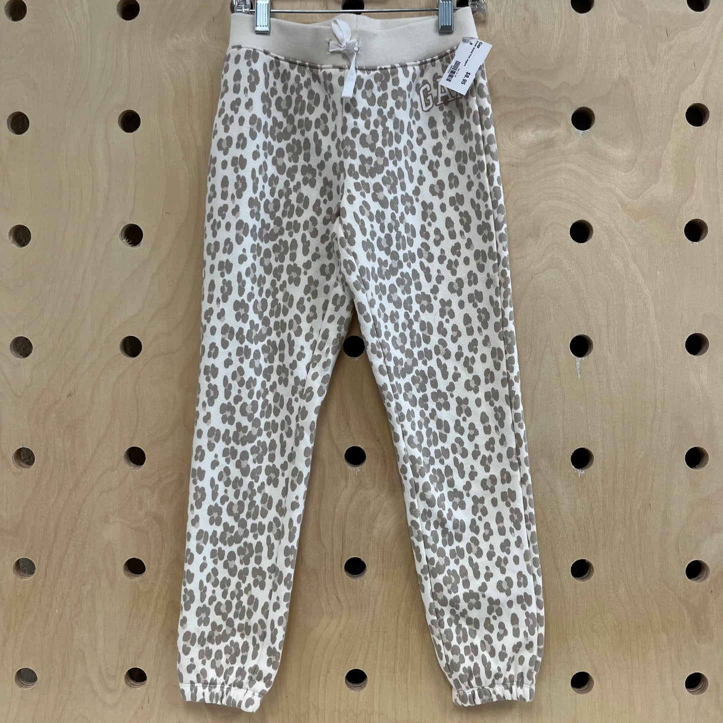 Cream Animal Print Joggers