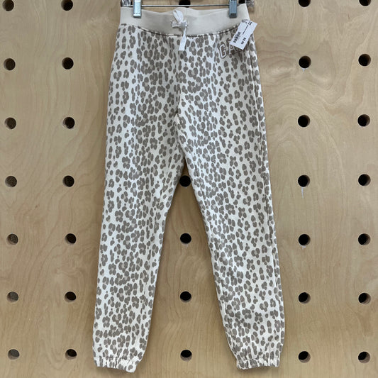 Cream Animal Print Joggers