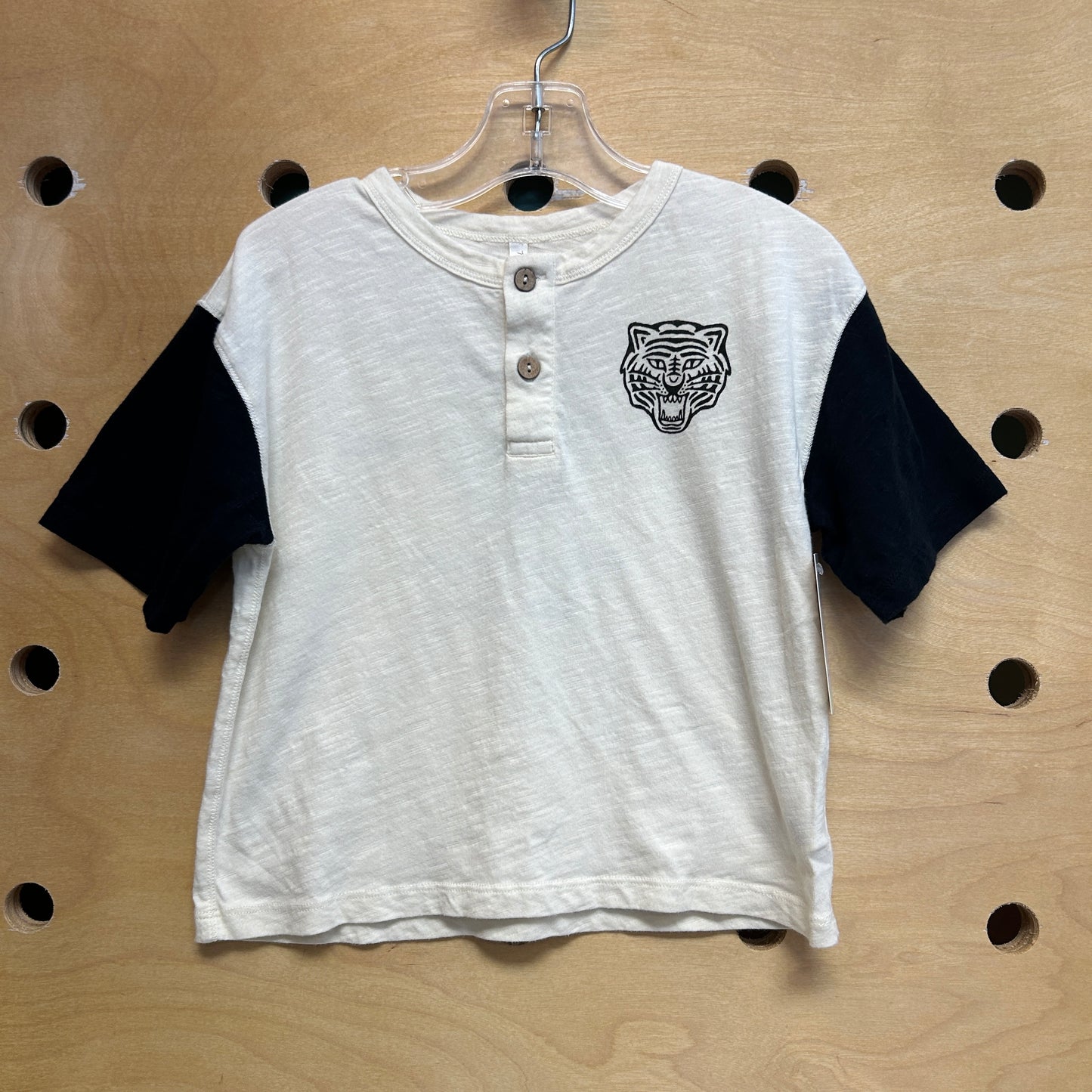 Cream/Black State Champs Henley
