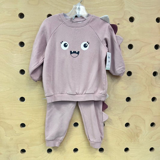 Pink Dino Scales Outfit