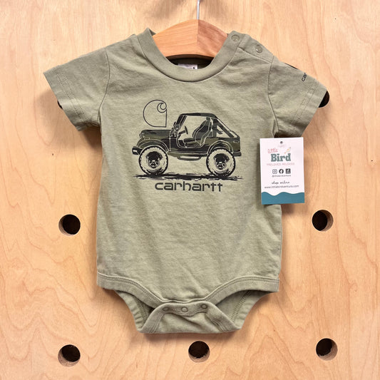 Green Jeep Logo Bodysuit