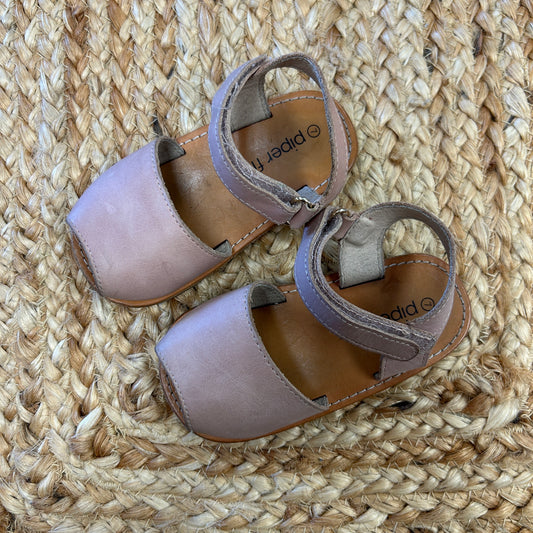 Dusty Pink Open Toe Sandals