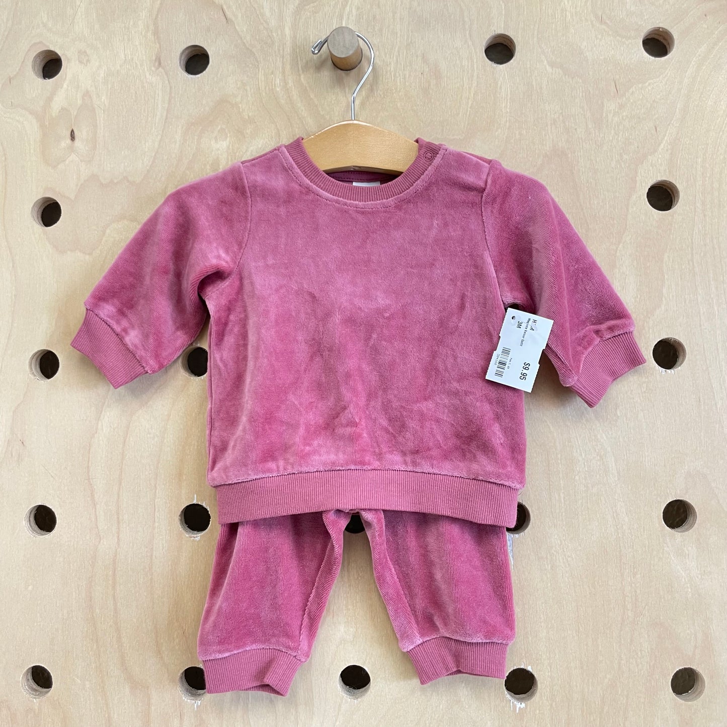 Magenta Velour Outfit