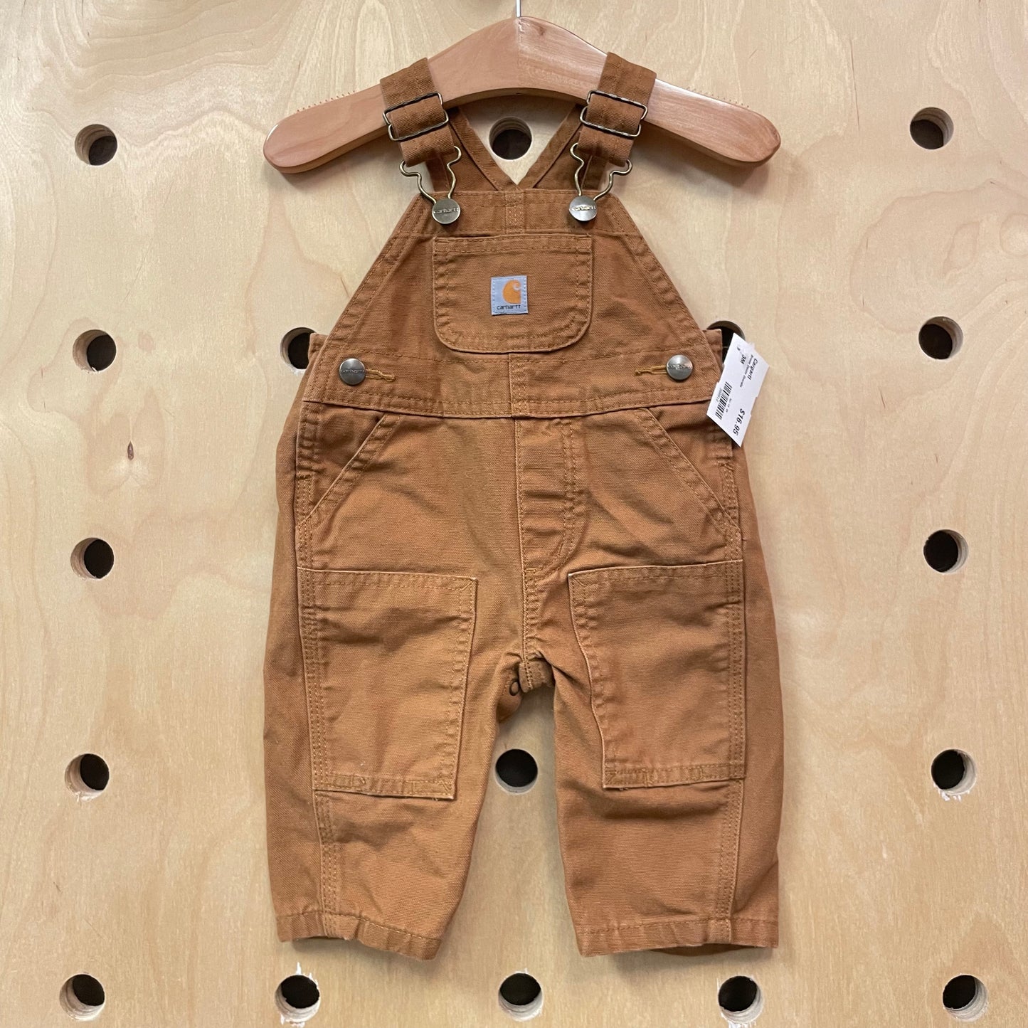Brown Denim Overalls
