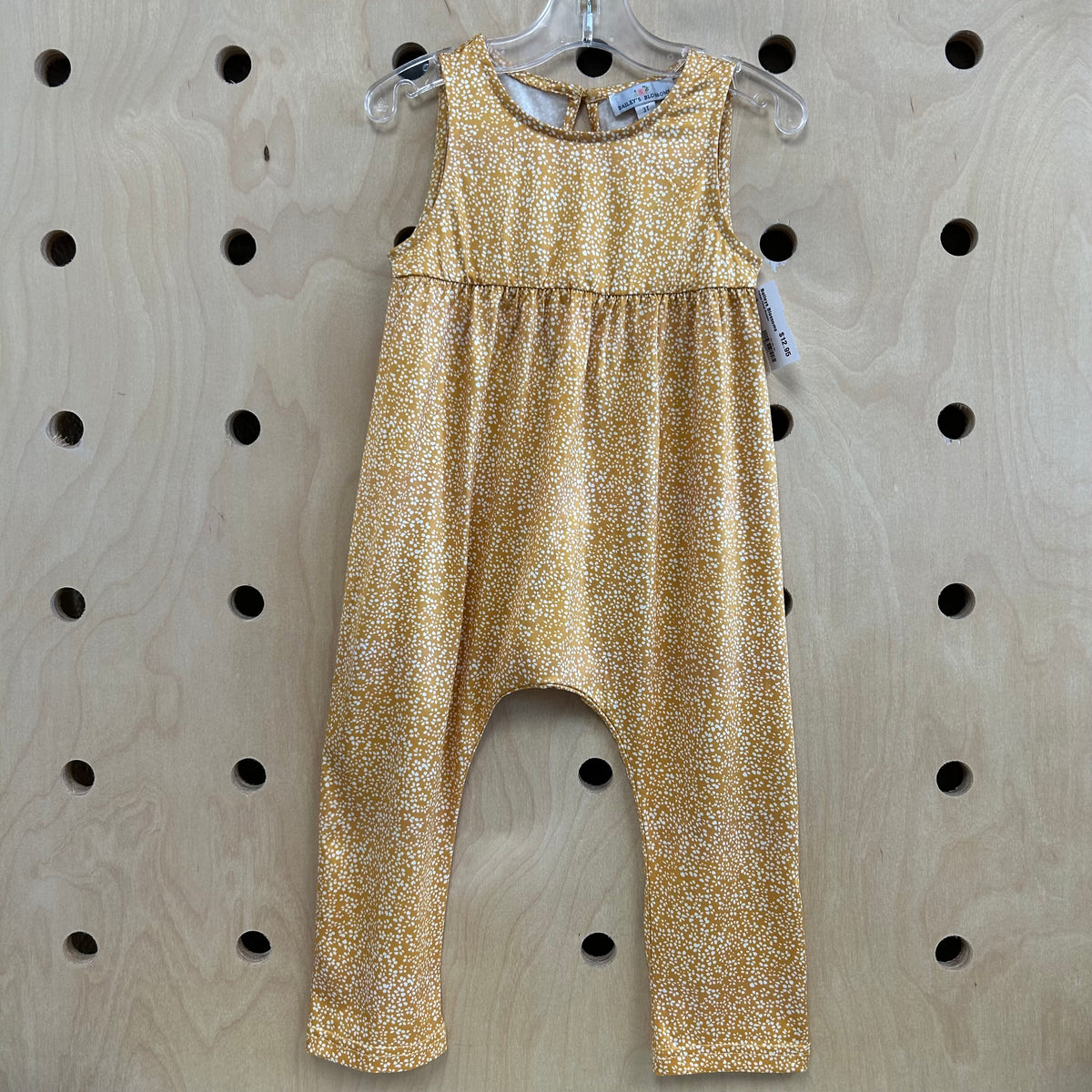 Yellow Floral Romper