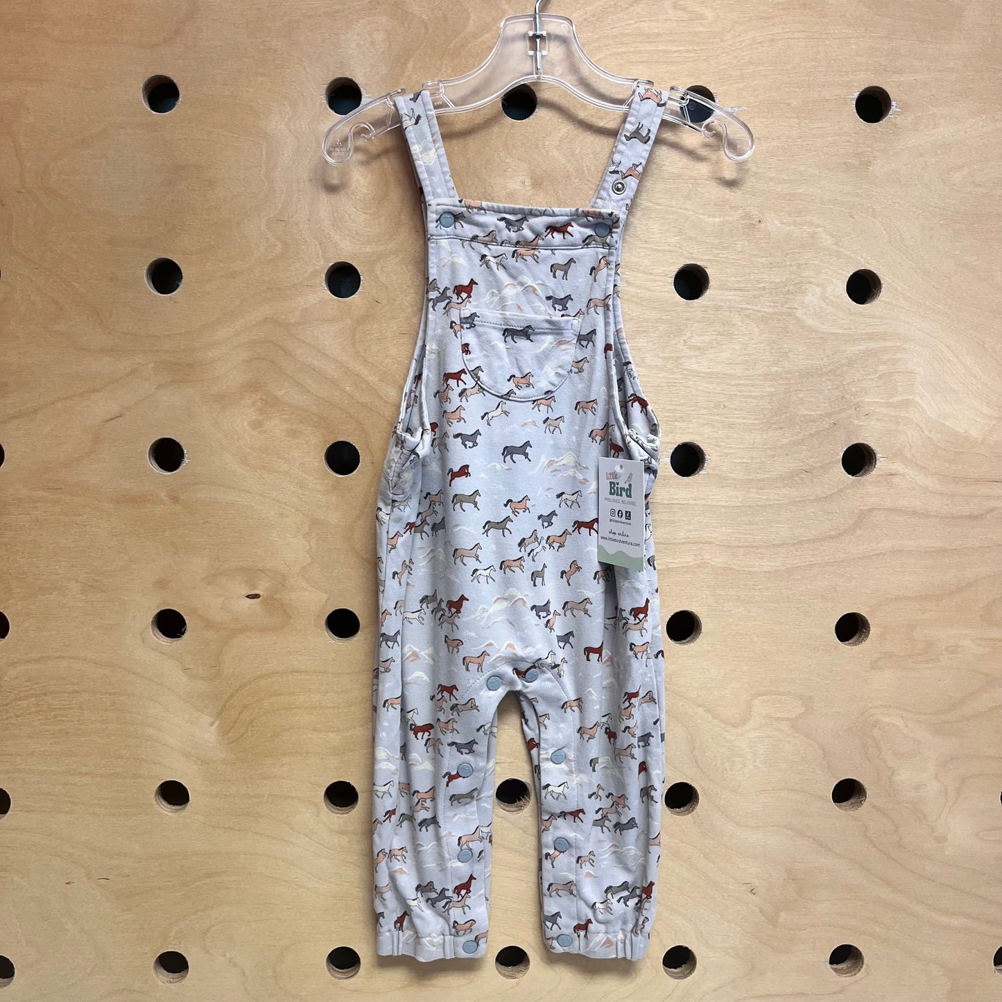 Grey Horses Romper