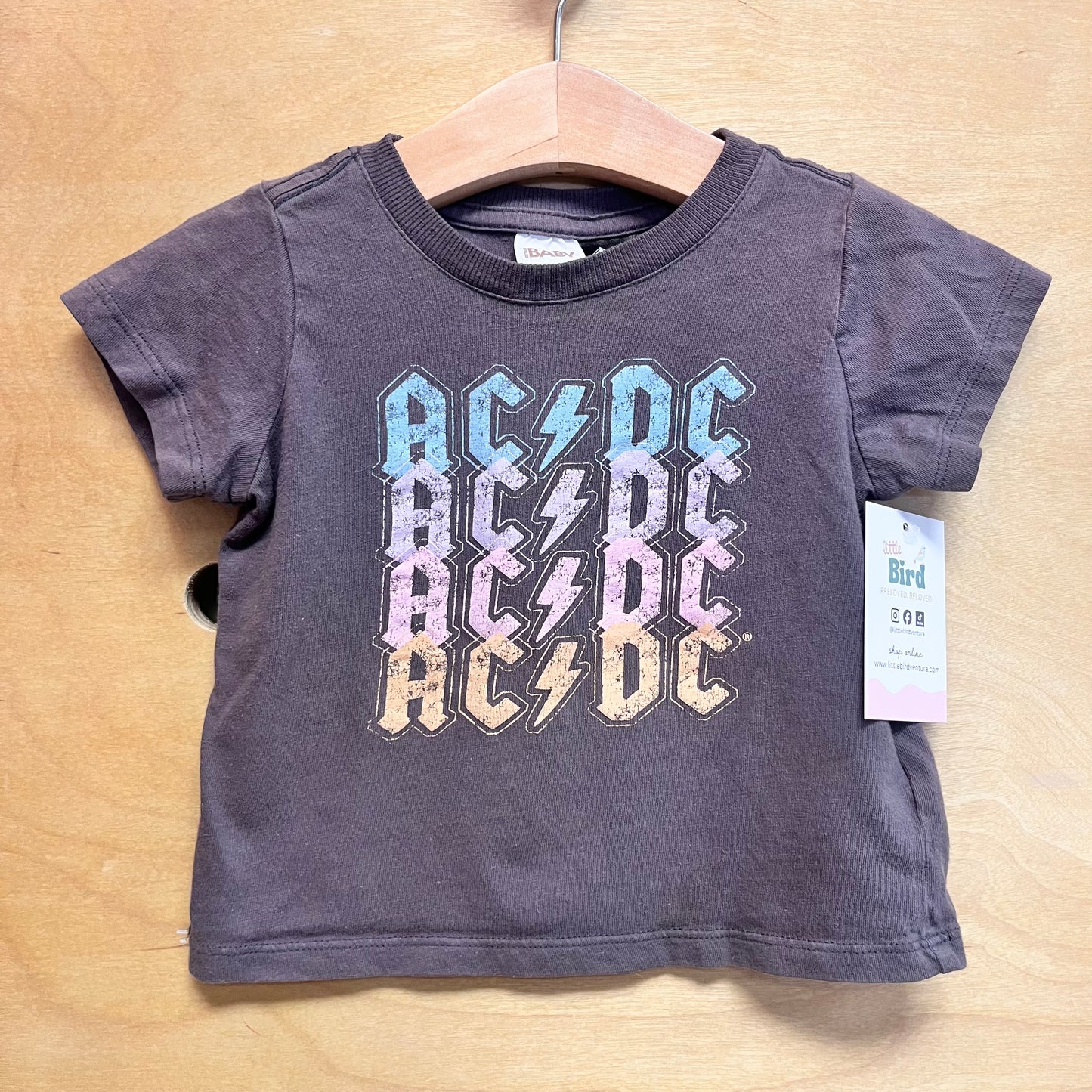 Grey AC/DC Tee
