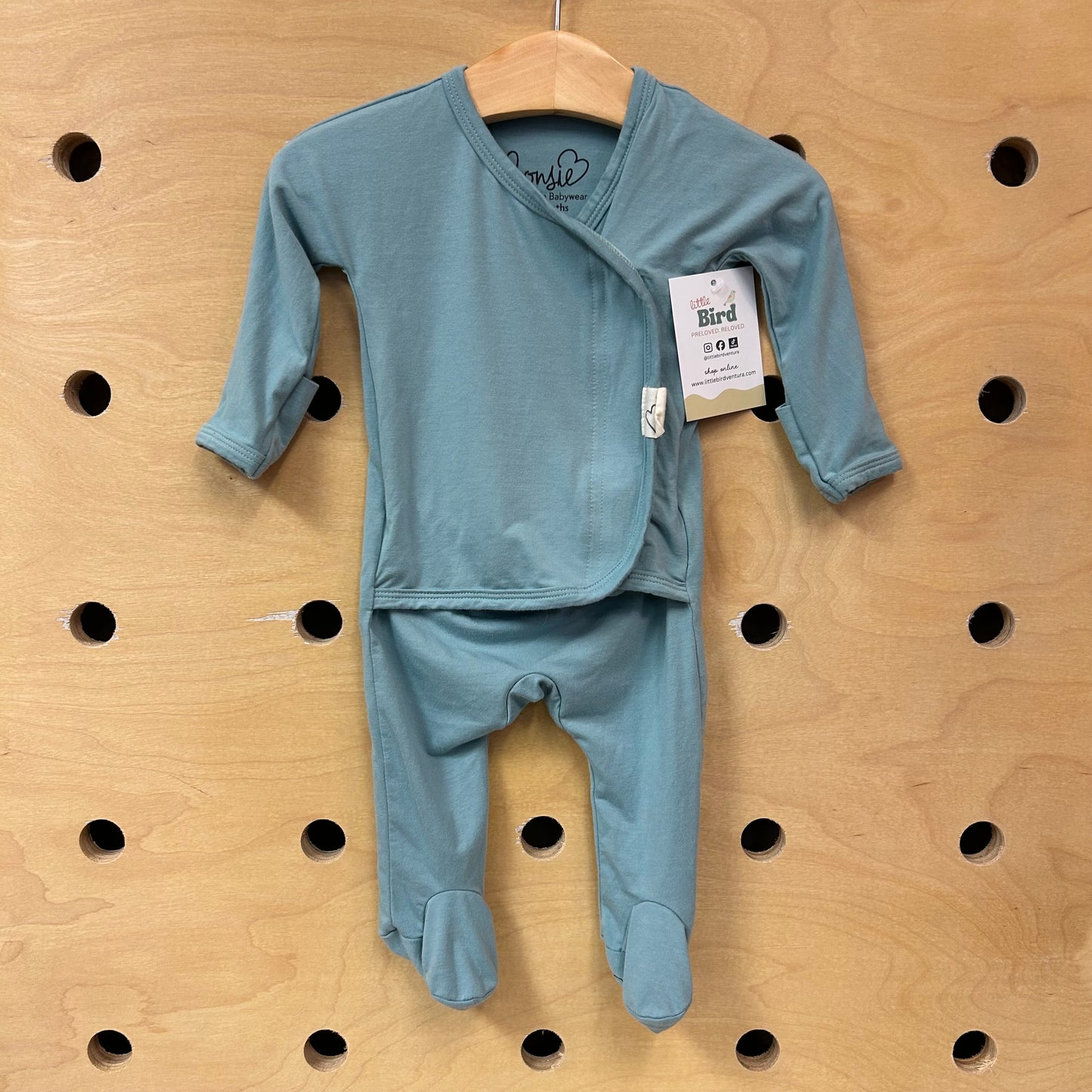 Blue Skin-to-Skin Footies