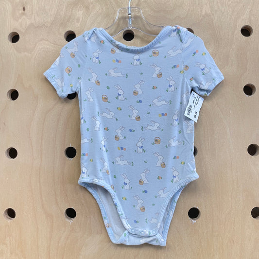 Blue Bamboo Bunny Bodysuit
