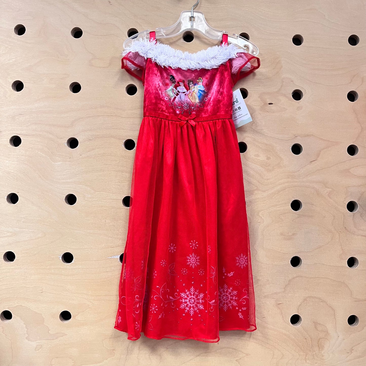 Red/Fuzzy Princesses Nightgown