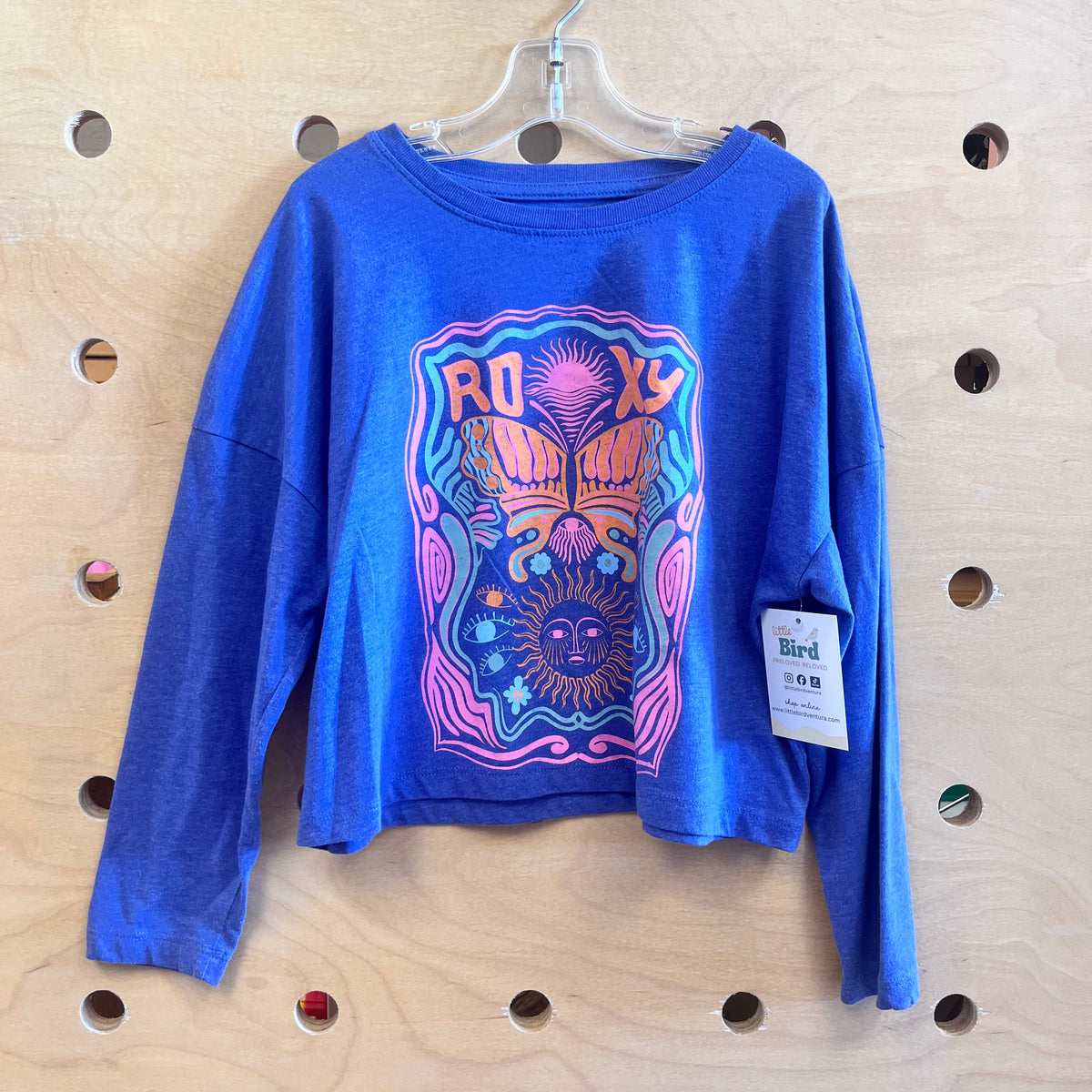 Blue Butterfly Sun LS