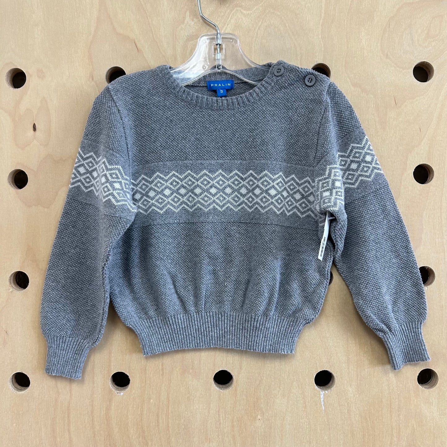 Grey Knit Sweater