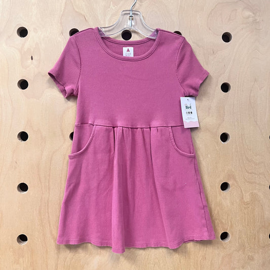 Pink Organic Cord Dress