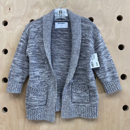 Grey Knit Cardigan