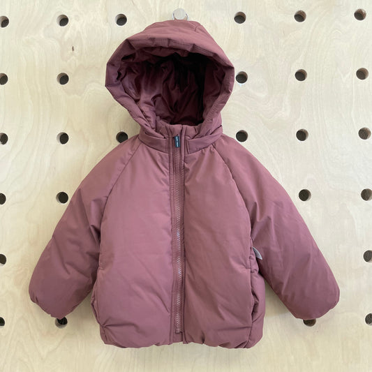 Brown Puffer Hoodie Jacket