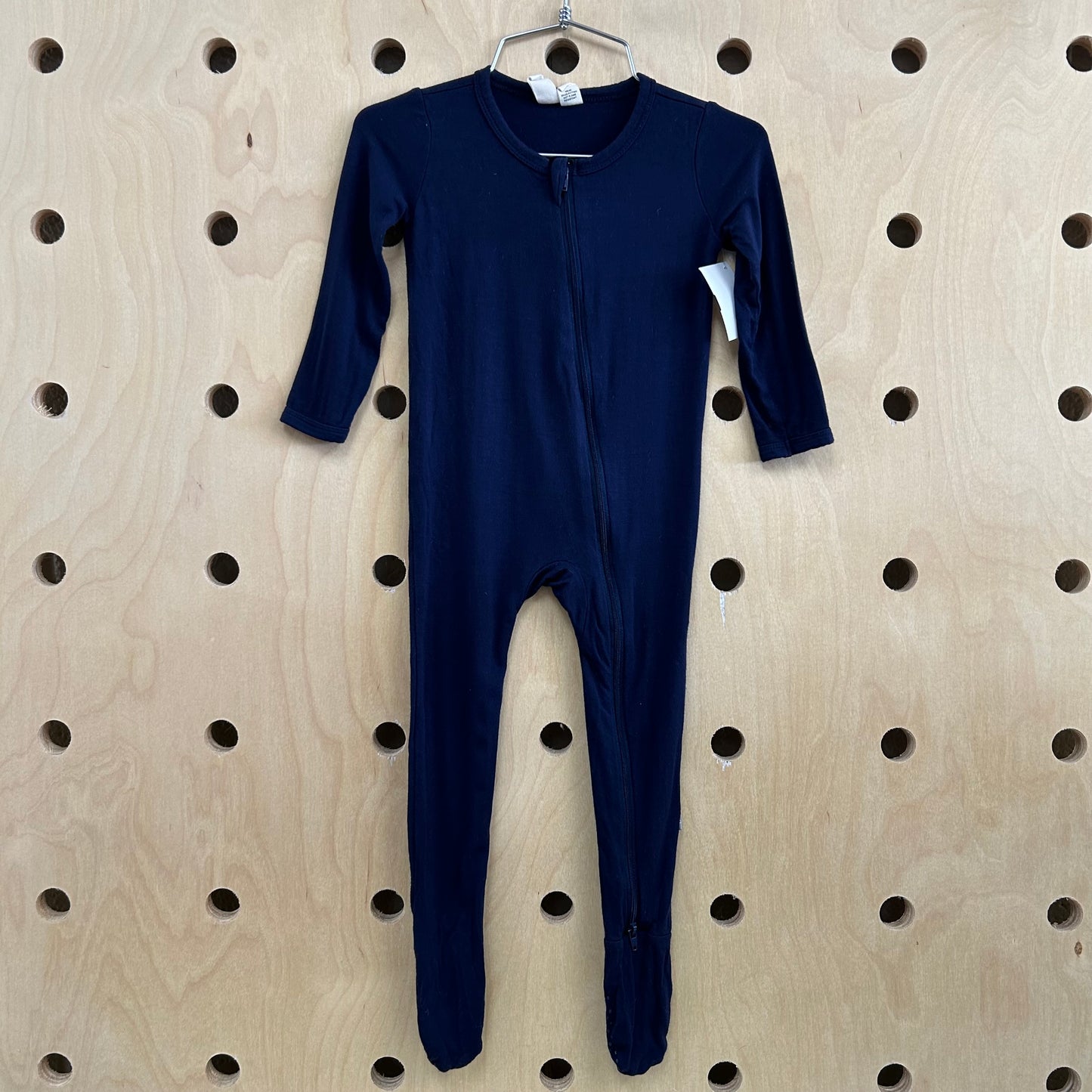 Navy Bamboo Zippy