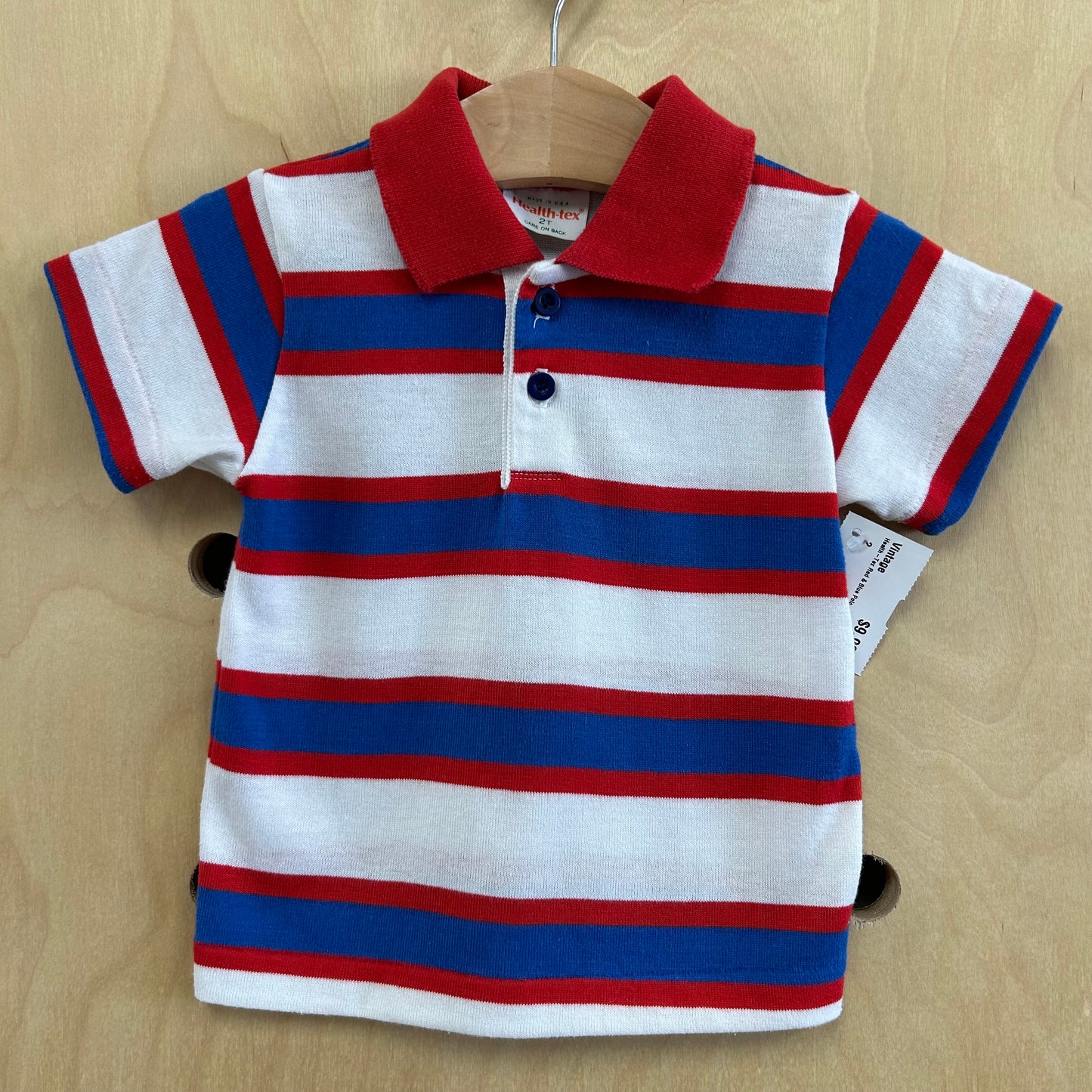 Health-Tex Red & Blue Polo