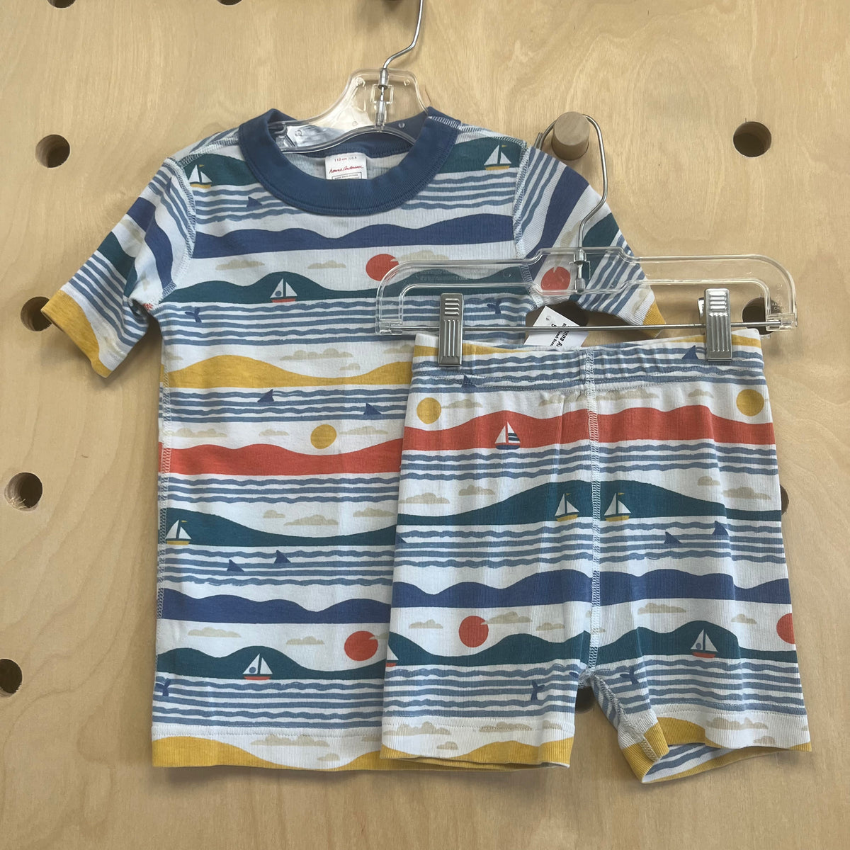 Blue Beach Scene Pajamas