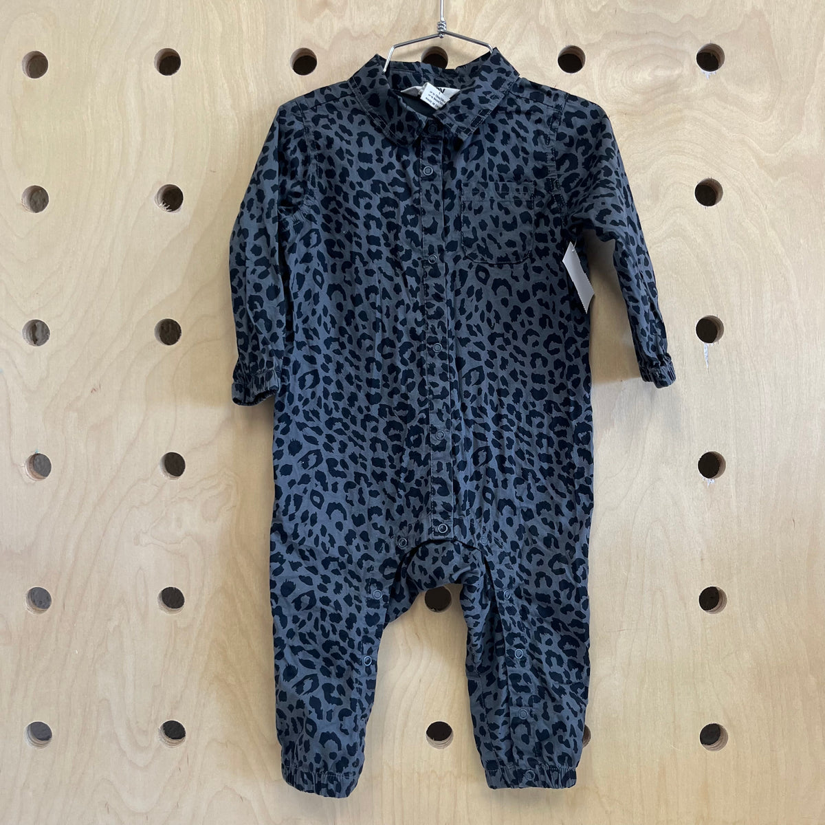 Grey Leopard Jumpsuit