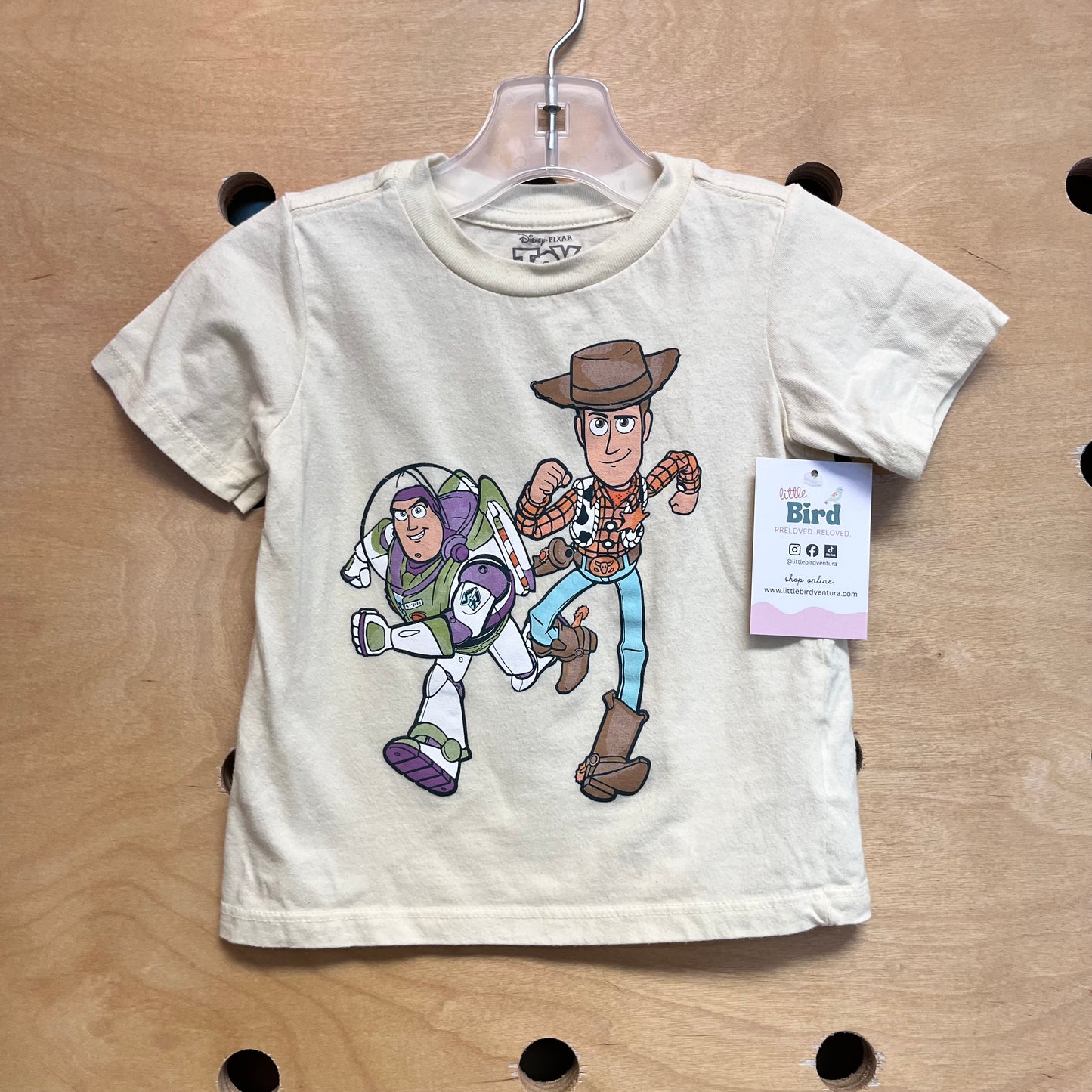 Cream Woody/Buzz Tee