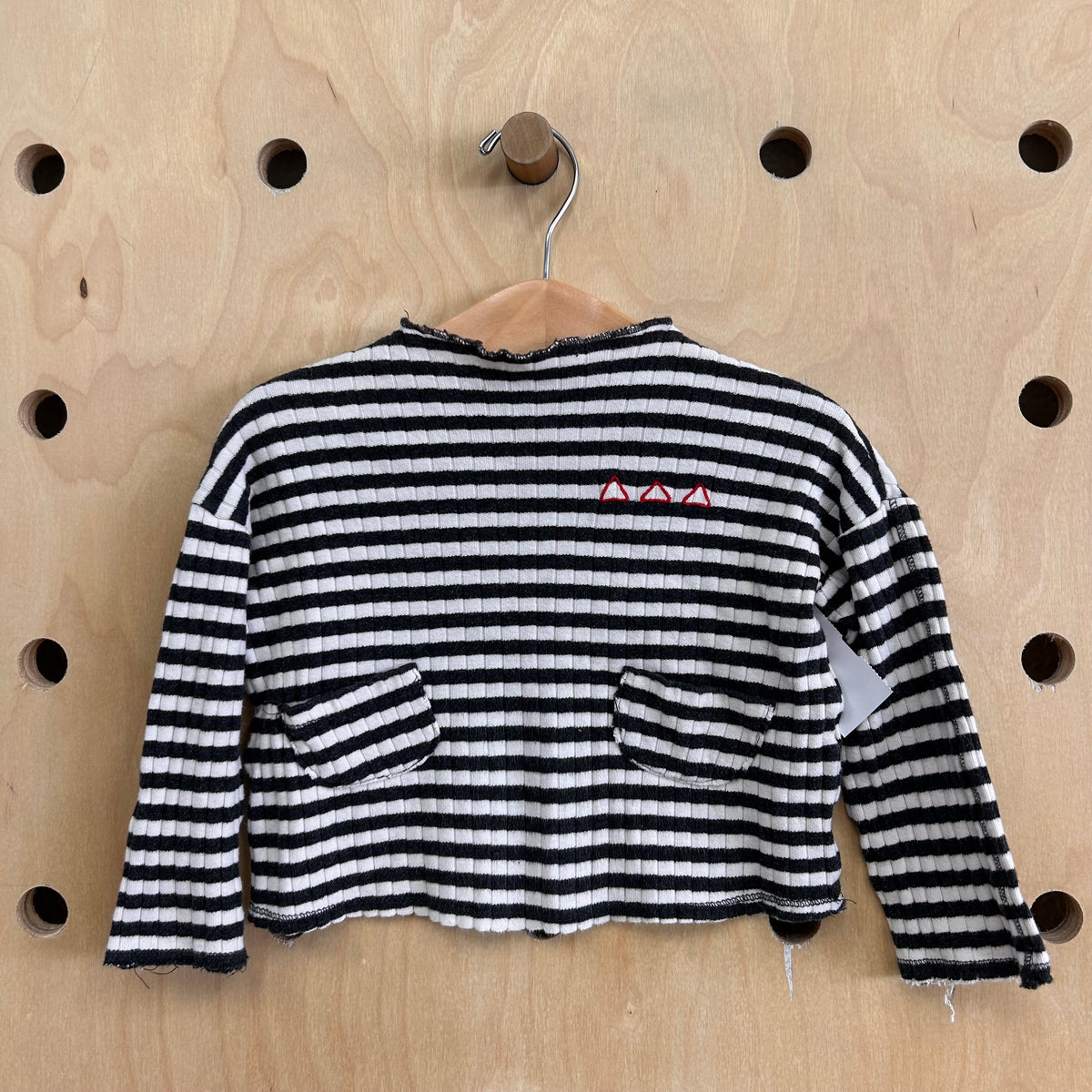 B+W Ribbed Top