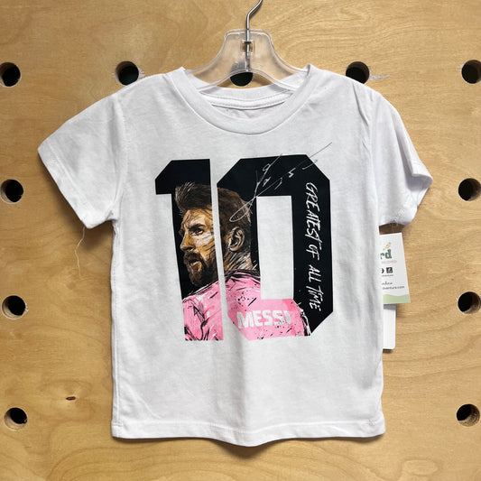 White '10' Messi Tee NEW!