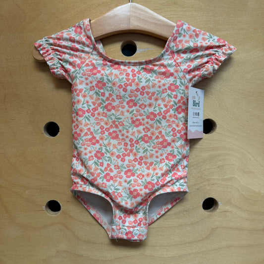 Peach/Pink Floral Swimsuit