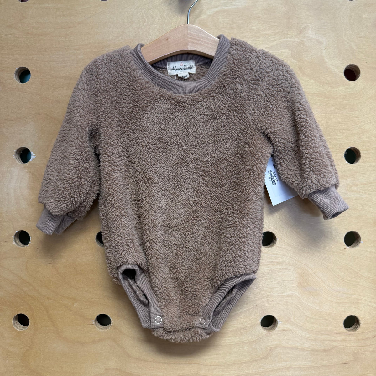 Brown Fuzzy Romper