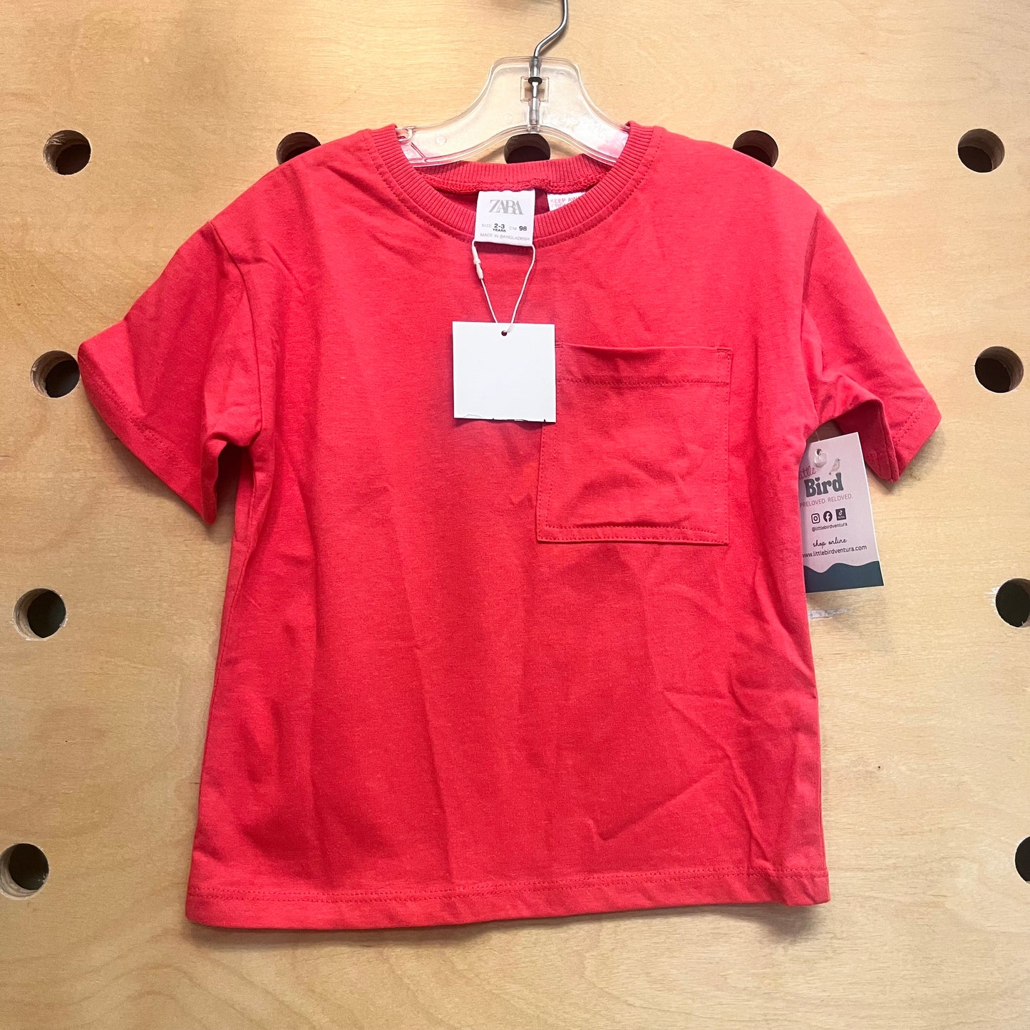 Red Pocket Tee NEW!