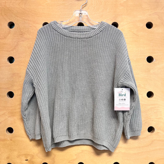 Seafoam Knit Cotton Sweater