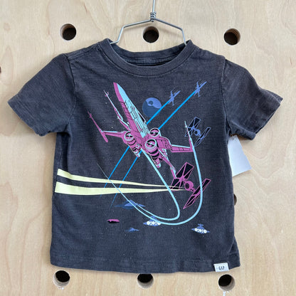 Organic Grey Star Wars Ships Tee