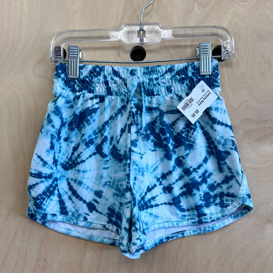 Blue Tie Dye Active Shorts