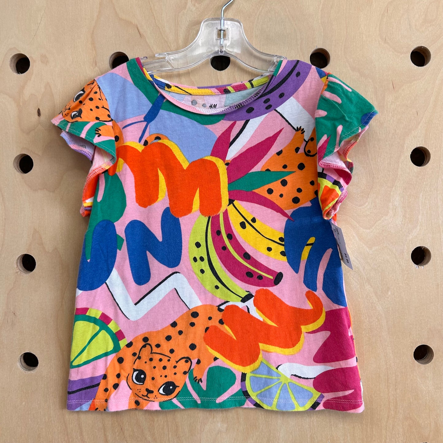 Bright Floral Tiger Top