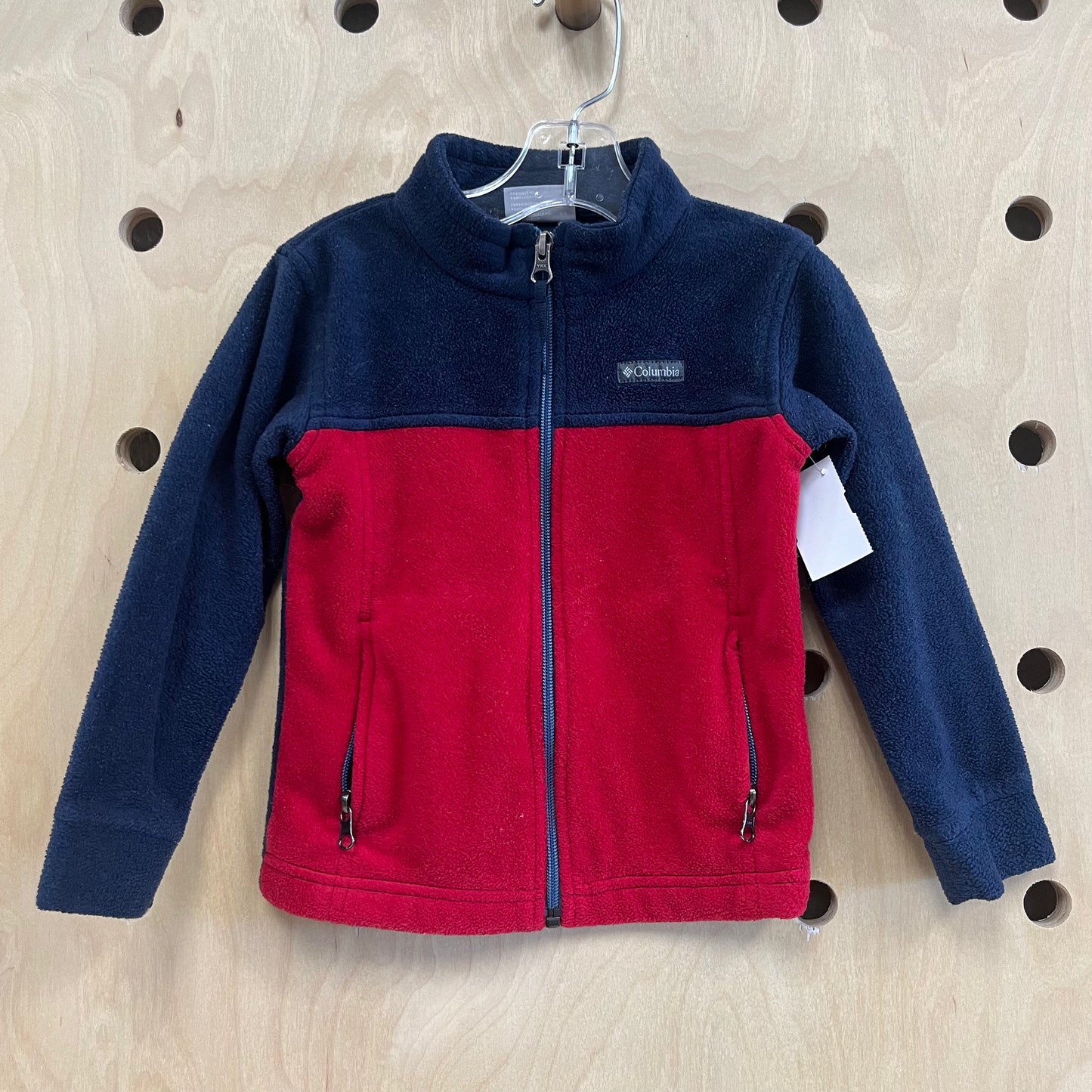 Blue & Red Fleece Zip Up