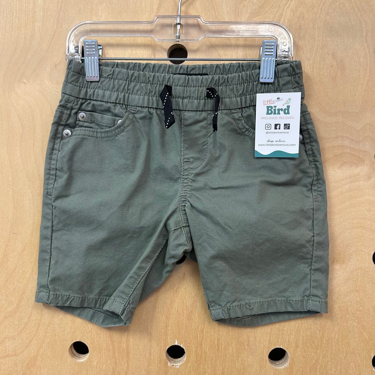Green Drawstring Shorts