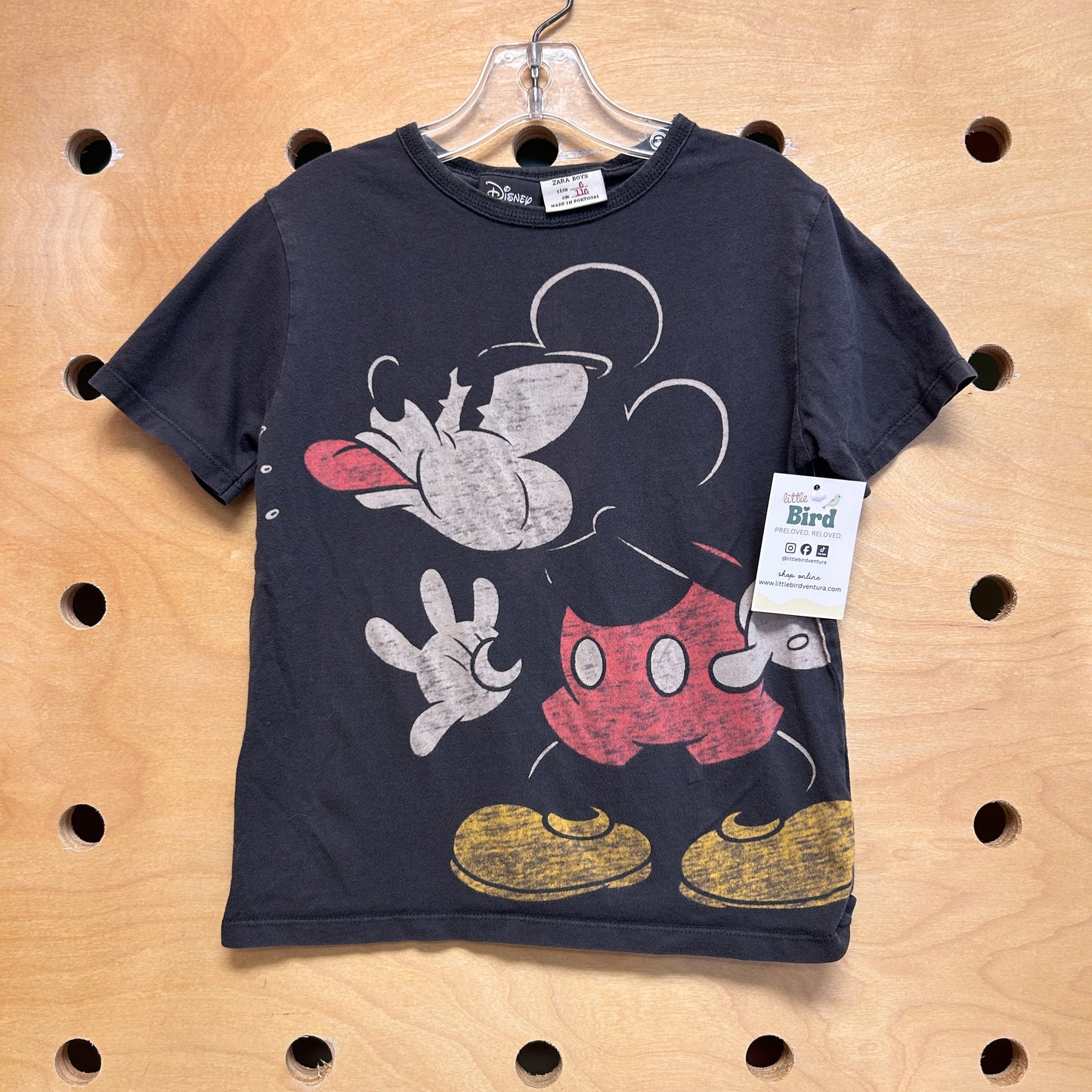 Grey Mickey Mouse Tee