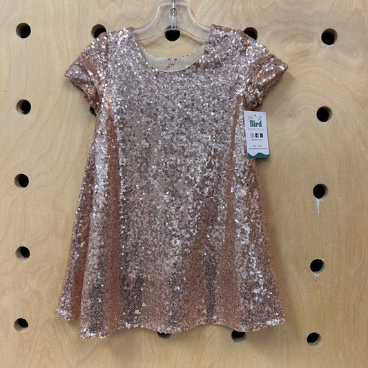 Pink Sequins Dress