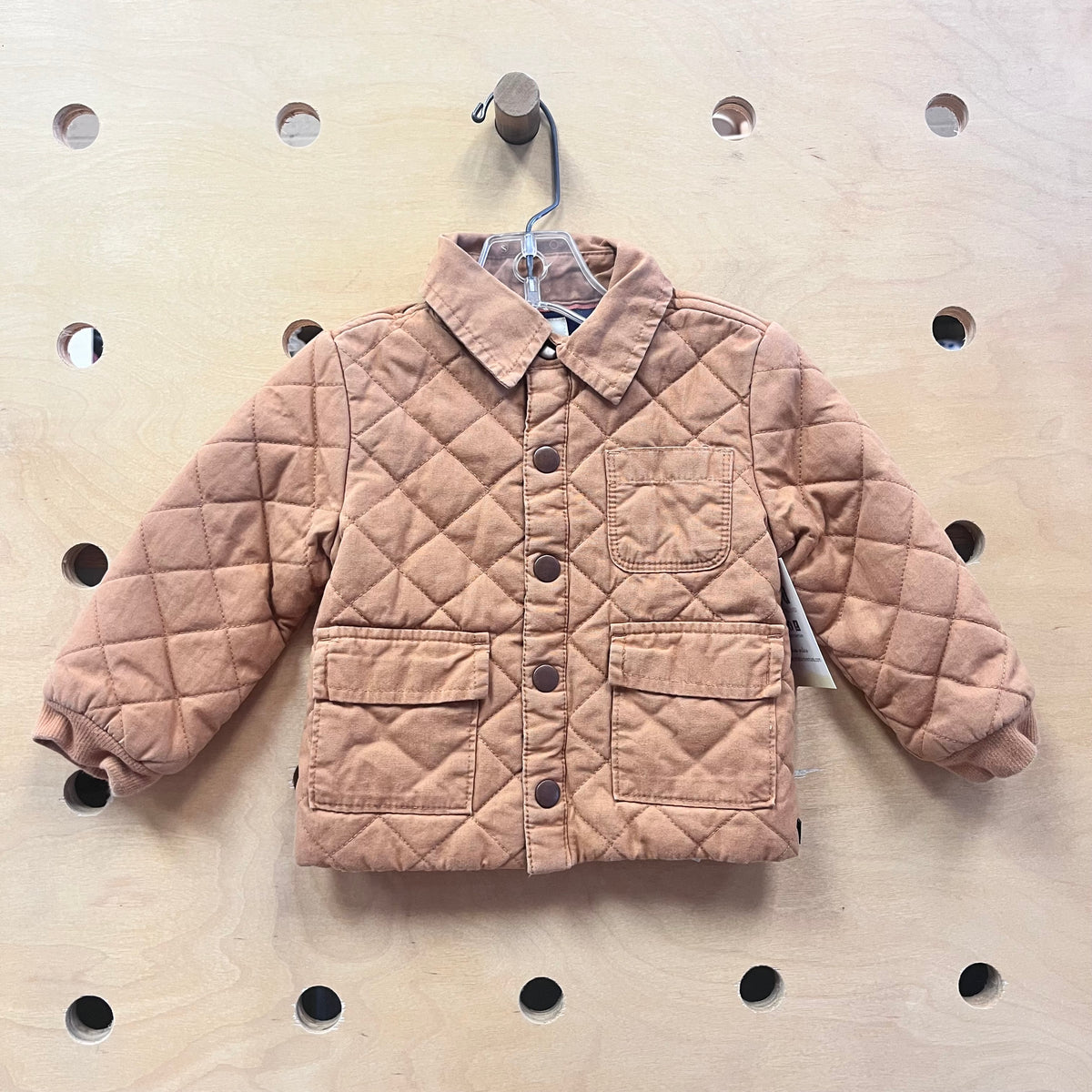 Tan Quilted Jacket