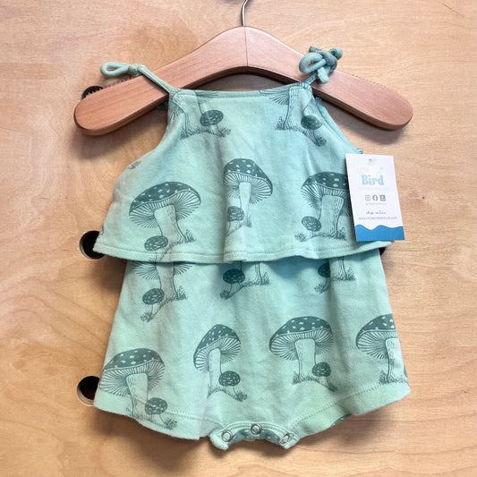 Organic Green Mushrooms Romper